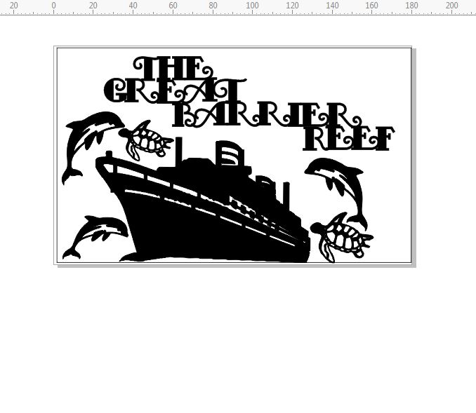 The great Barrier reef \' cruise\' ship